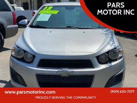 2013 Chevrolet Sonic for sale at PARS MOTOR INC in Pomona CA