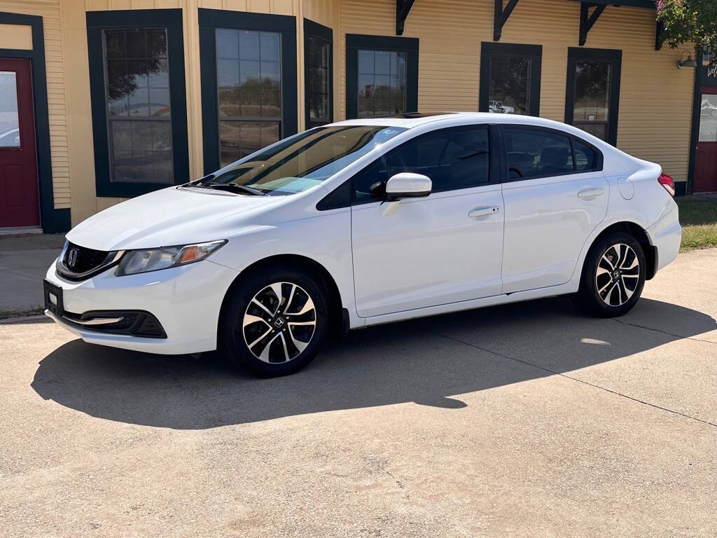 2015 Honda Civic for sale at BANKERS AUTOS in Denton, TX