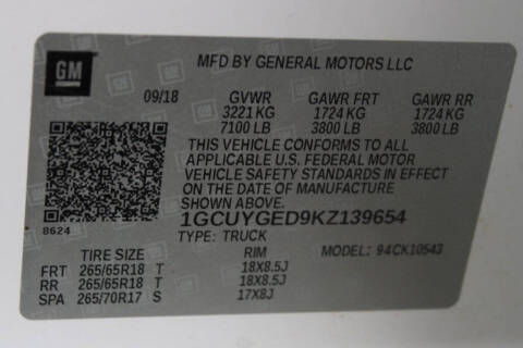 2019 Chevrolet Silverado 1500