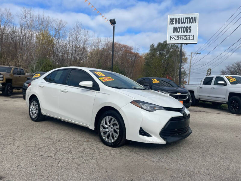 2018 Toyota Corolla for sale at REVOLUTION MOTORS LLC in Waukegan IL