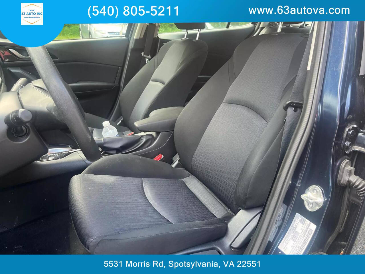 2015 Mazda Mazda3 for sale at 63 Auto Inc in Spotsylvania, VA