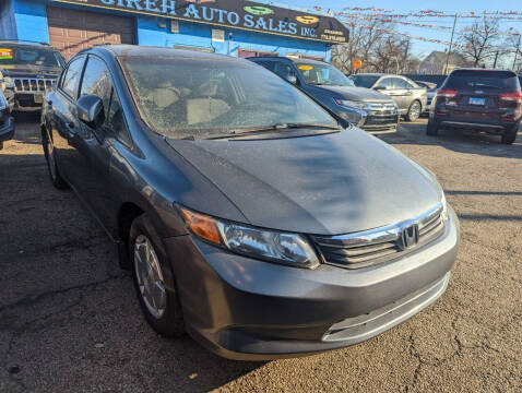 2012 Honda Civic for sale at JIREH AUTO SALES in Chicago IL