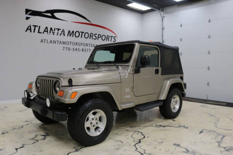 2003 Jeep Wrangler for sale at Atlanta Motorsports in Roswell GA