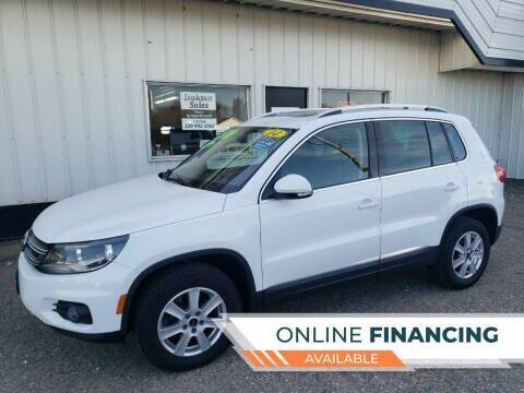 2014 Volkswagen Tiguan for sale at Isakson Sales INC in Waite Park MN