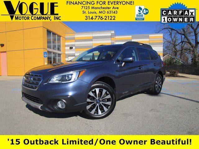 2015 Subaru Outback for sale at Vogue Motor Company Inc in Saint Louis MO