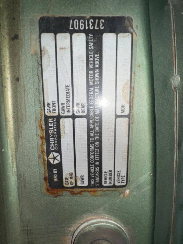 1977 Dodge Ramcharger