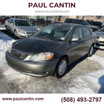 2008 Toyota Corolla for sale at PAUL CANTIN in Fall River MA