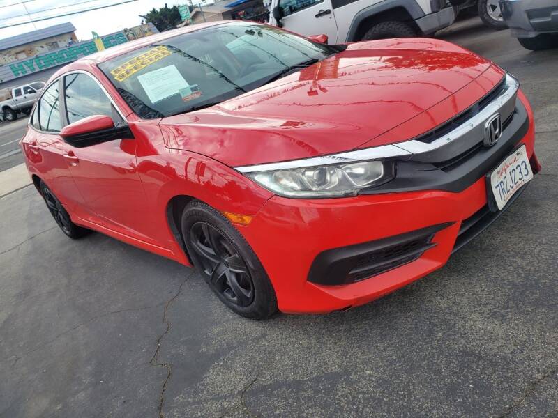 2016 Honda Civic for sale at BP AUTO SALES in Pomona CA