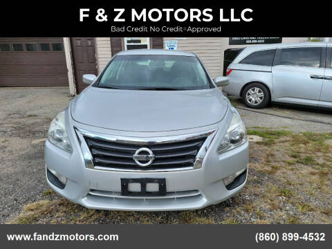 2014 Nissan Altima for sale at F & Z MOTORS LLC in Vernon Rockville CT