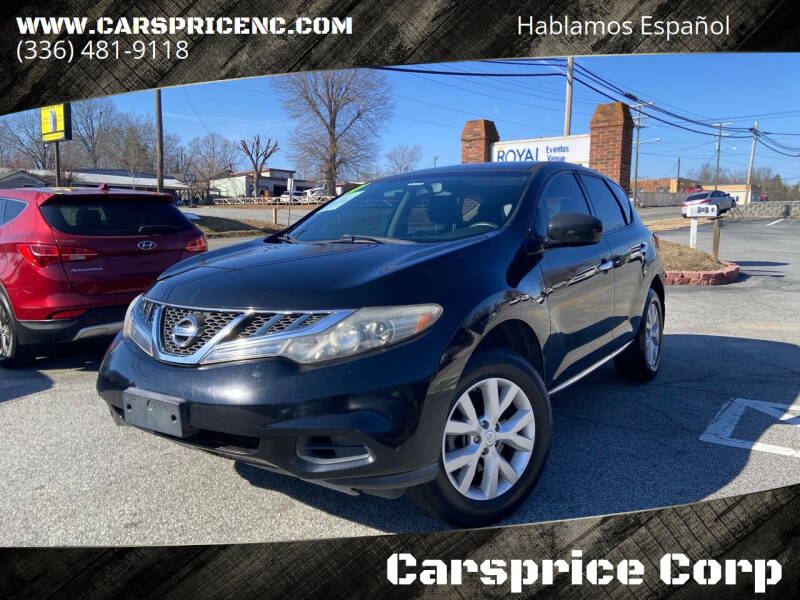 2011 Nissan Murano for sale at Carsprice Corp in Thomasville NC