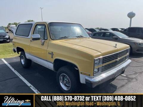 1983 Chevrolet Blazer for sale at Gary Uftring's Used Car Outlet in Washington IL