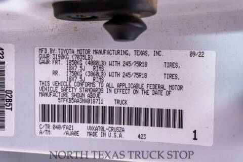 2022 Toyota Tundra SR