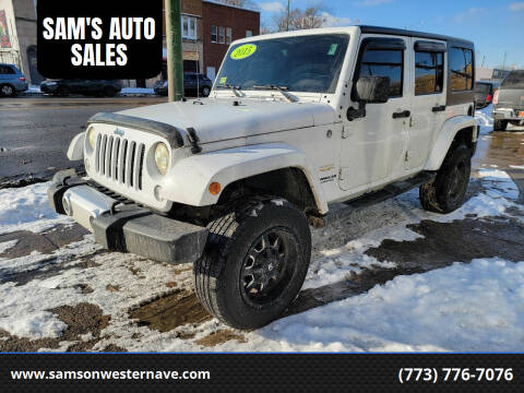 2015 Jeep Wrangler Unlimited for sale at SAM'S AUTO SALES in Chicago IL