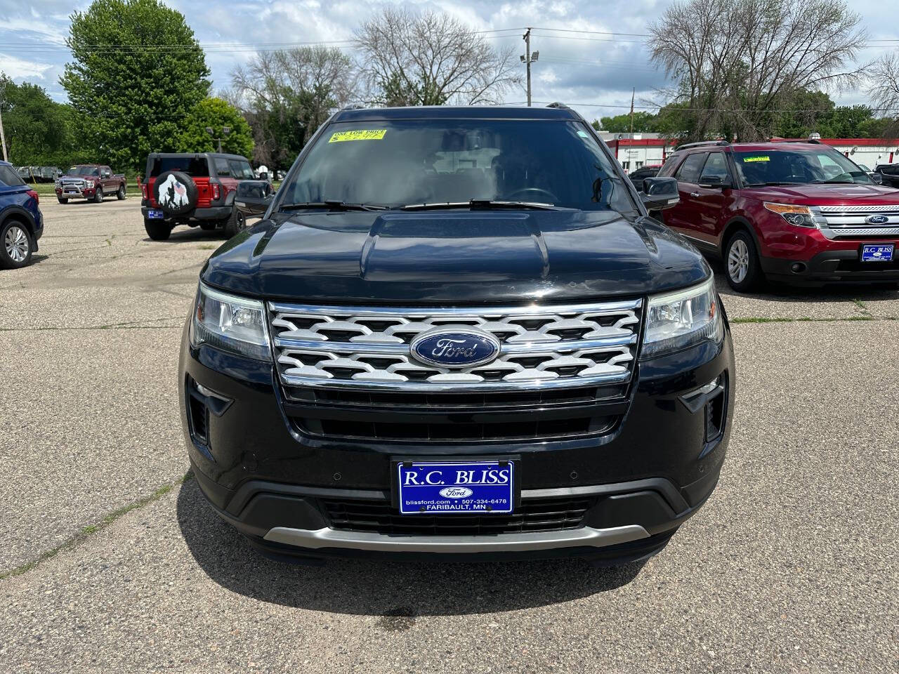 Black 2018 Ford Explorer XLT AWD XLT 4dr SUV 2