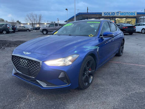 2020 Genesis G70 for sale at SOLID MOTORS LLC in Garland TX