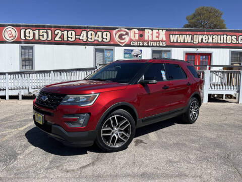 2016 Ford Explorer for sale at G Rex Cars & Trucks in El Paso TX