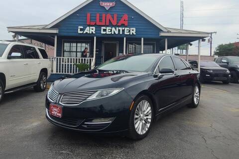 2014 Lincoln MKZ for sale at LUNA CAR CENTER in San Antonio TX