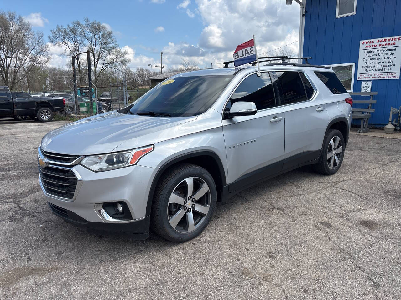 Silver 2019 Chevrolet Traverse LT Leather LT Leather 4dr SUV 1