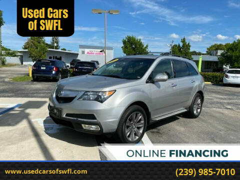 2012 Acura MDX for sale at Used Cars of SWFL in Fort Myers FL