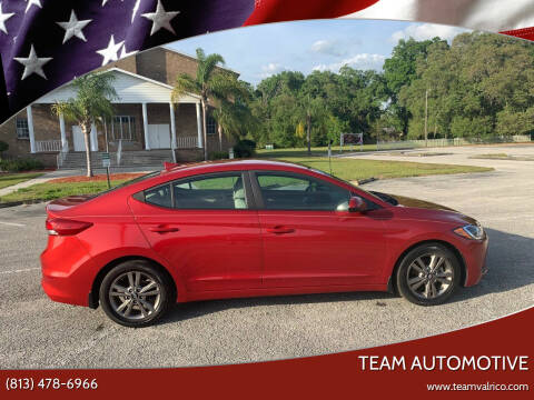 2017 Hyundai Elantra for sale at TEAM AUTOMOTIVE in Valrico FL