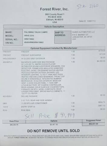 2024 Palomino BACKPACK