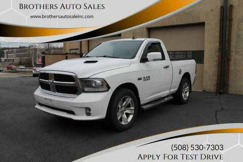 2013 RAM 1500 for sale at Brothers Auto Sales in Wrentham MA