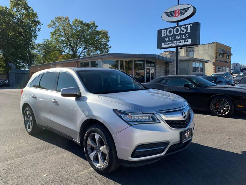 2014 Acura MDX for sale at BOOST AUTO SALES in Saint Louis MO
