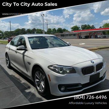2015 BMW 5 Series for sale at City to City Auto Sales in Richmond VA
