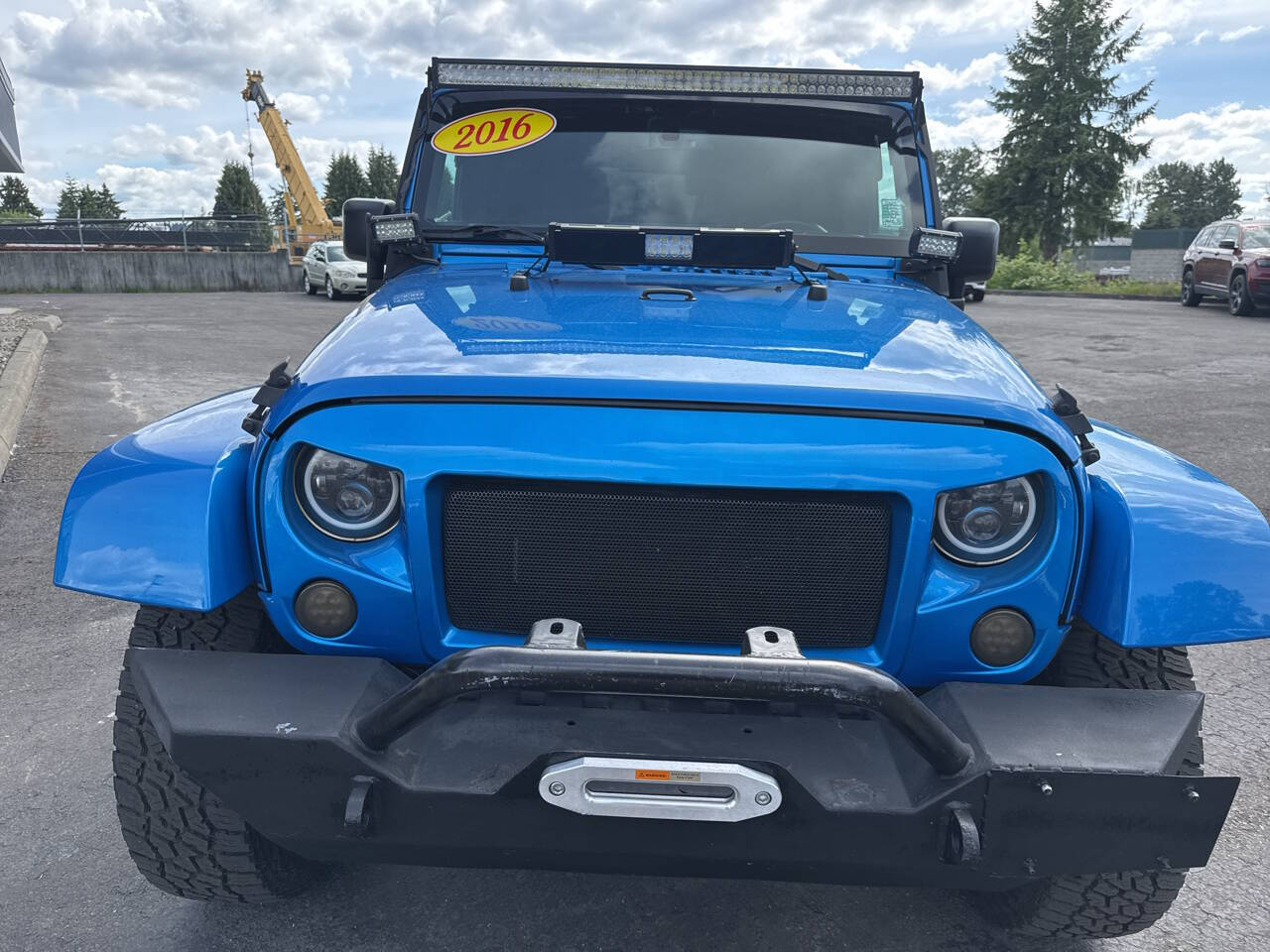 used 2016 Jeep Wrangler Unlimited car, priced at $21,999