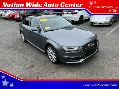 2016 Audi A4 for sale at Nation Wide Auto Center in Brockton MA