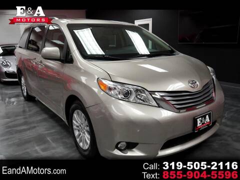 2015 Toyota Sienna for sale at E&A Motors in Waterloo IA