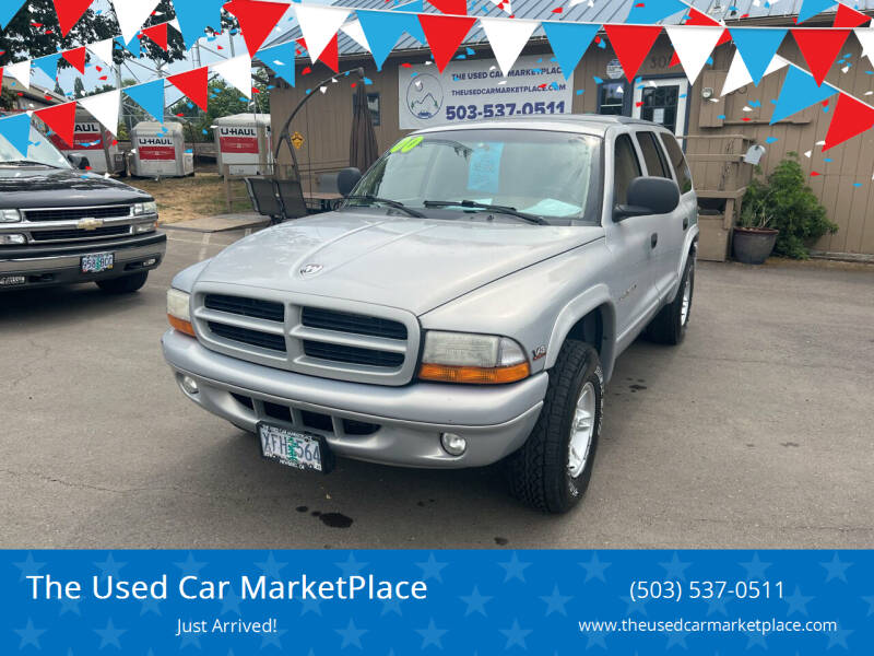 2000 Dodge Durango for sale at The Used Car MarketPlace in Newberg OR