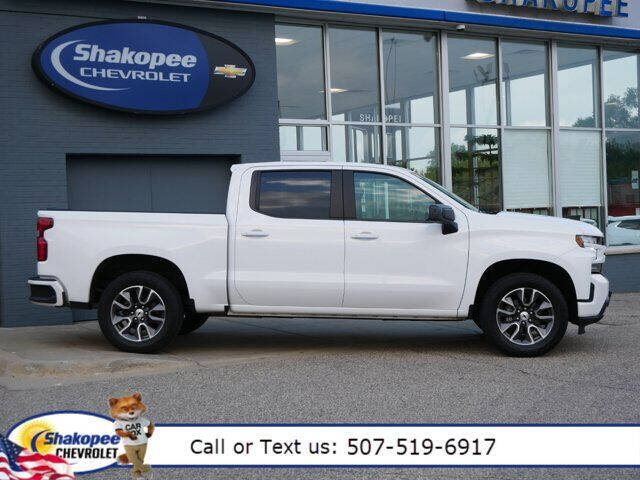 Used 2021 Chevrolet Silverado 1500 RST with VIN 3GCUYEED2MG120631 for sale in Shakopee, MN