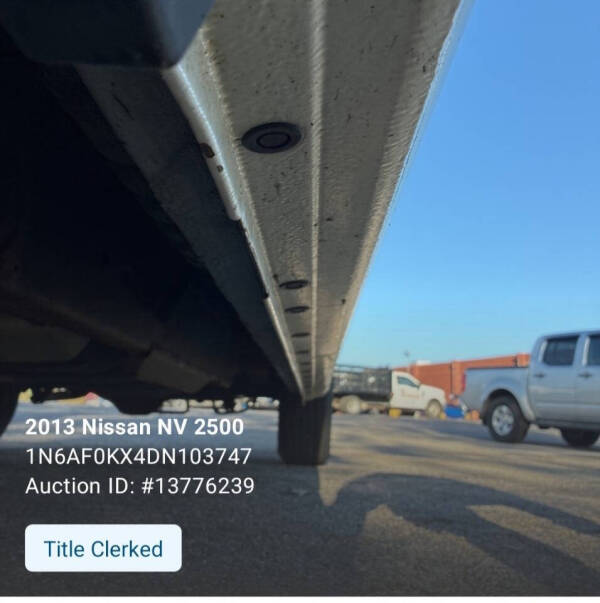 2013 Nissan NV 2500 HD SV
