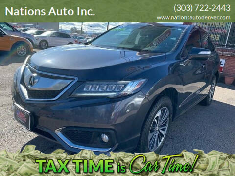 2016 Acura RDX for sale at Nations Auto Inc. in Denver CO