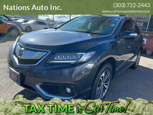 2016 Acura RDX for sale at Nations Auto Inc. in Denver CO