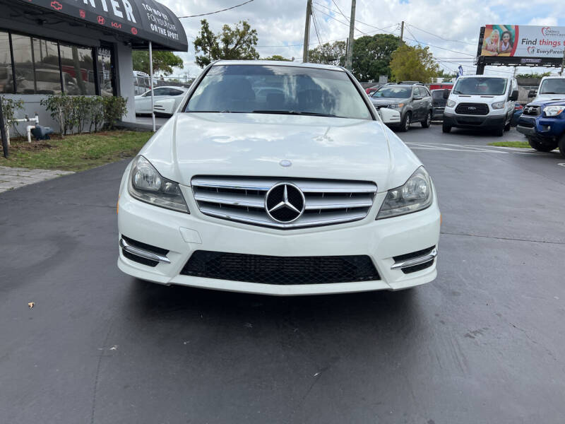 Used 2012 Mercedes-Benz C-Class C250 Sport with VIN WDDGF4HB2CR217209 for sale in West Palm Beach, FL