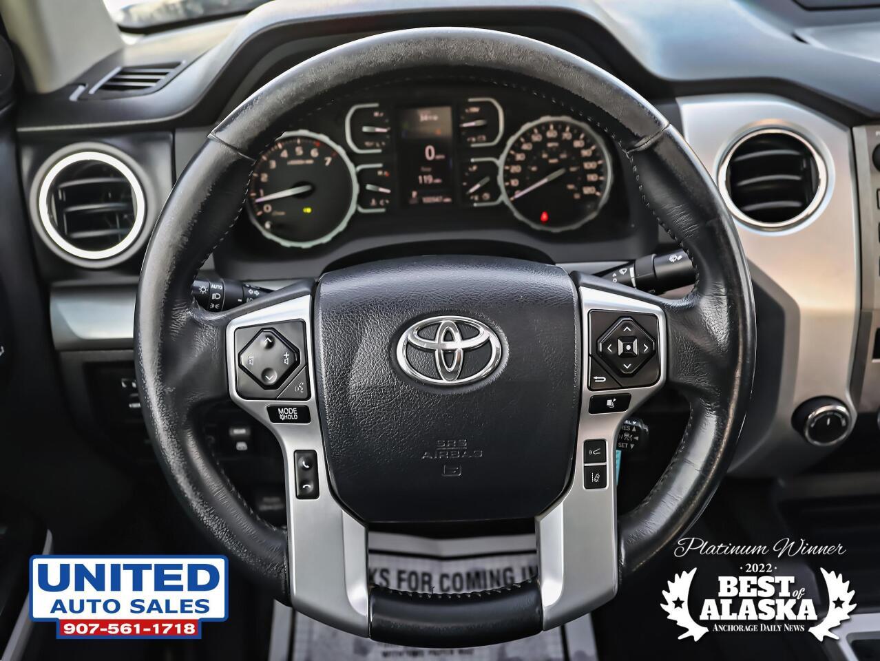 2018 Toyota Tundra Platinum 4x4 4dr CrewMax Cab Pickup SB (5.7L V8) 18
