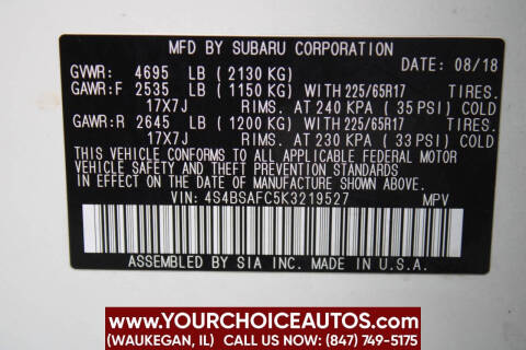 2019 Subaru Outback 2.5i Premium