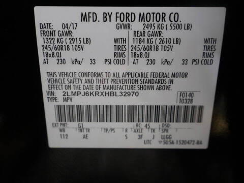 2017 Lincoln MKX Select