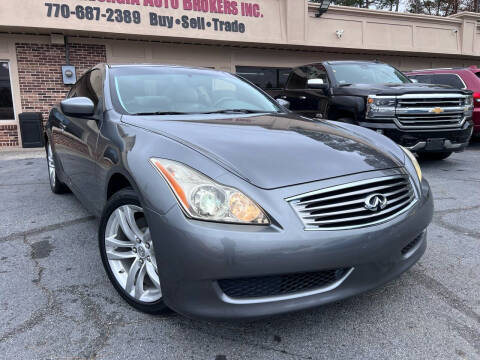 2010 Infiniti G37 Coupe for sale at North Georgia Auto Brokers in Snellville GA