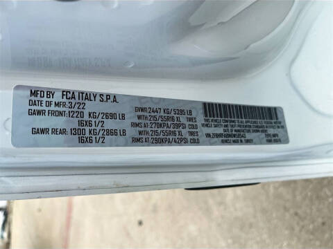 2022 RAM ProMaster City