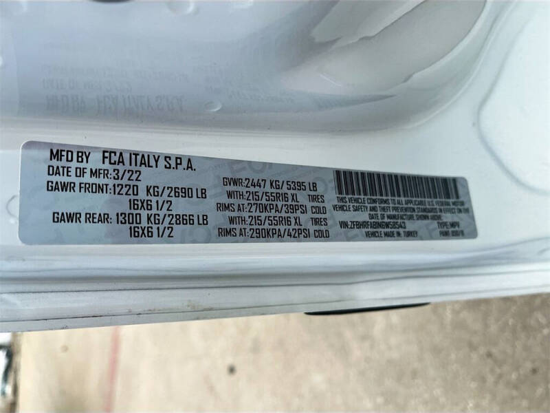 2022 RAM ProMaster City