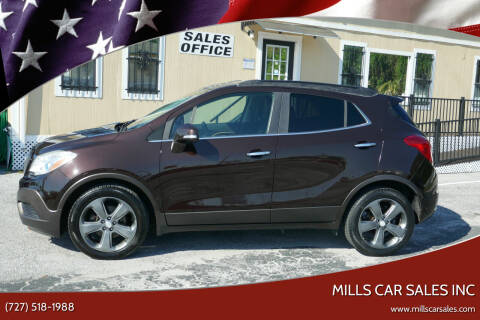 2014 Buick Encore for sale at MILLS CAR SALES INC in Clearwater FL