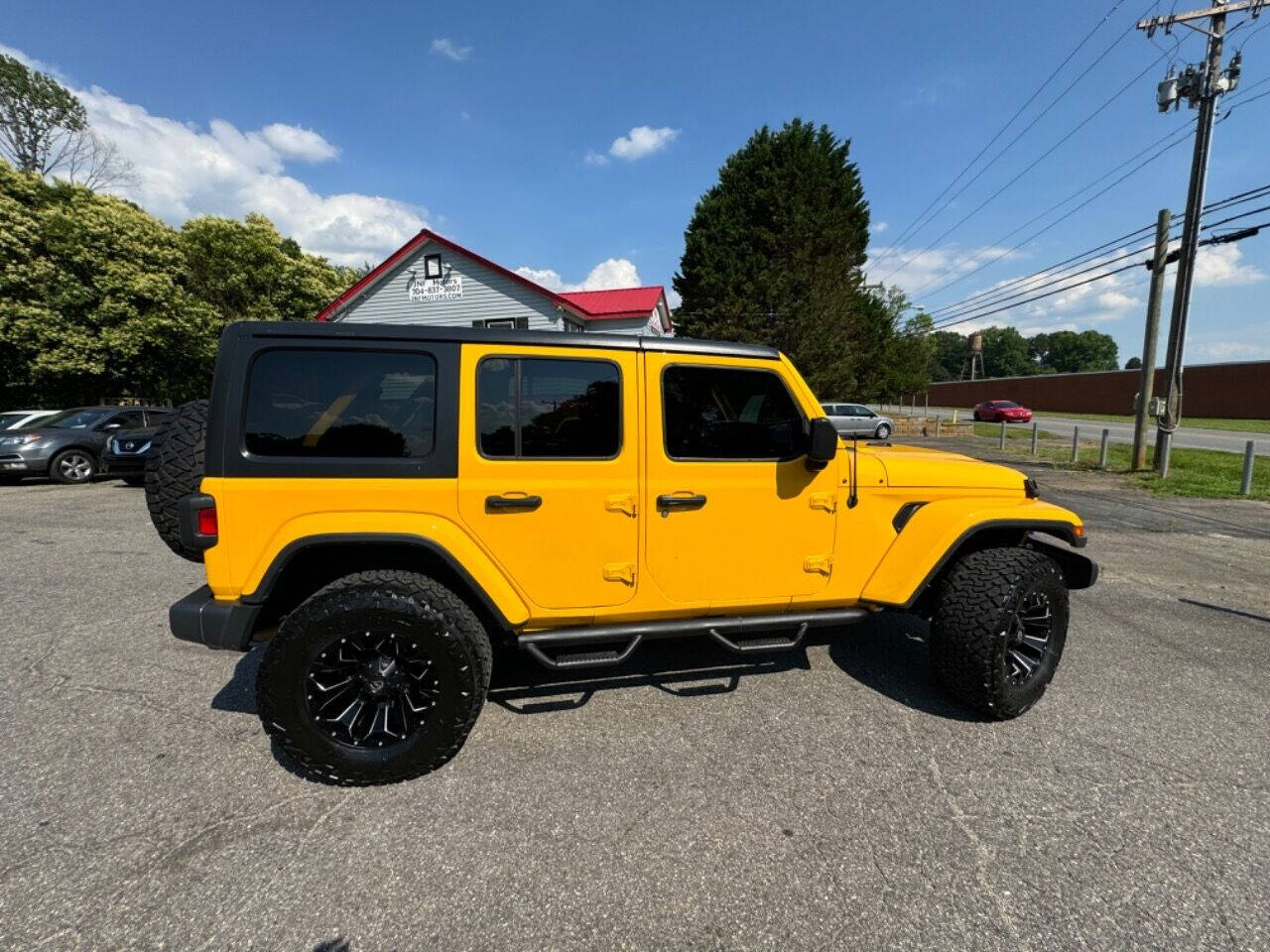 2019 Jeep Wrangler Unlimited for sale at JNF Motors in Mount Holly, NC