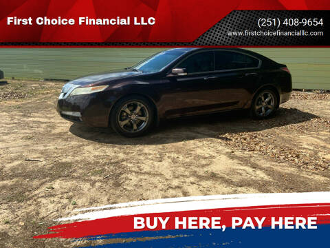 2011 Acura TL for sale at First Choice Financial LLC in Semmes AL