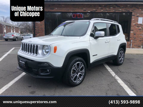 2015 Jeep Renegade for sale at Unique Motors of Chicopee in Chicopee MA