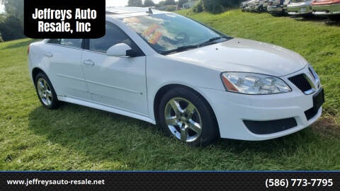 2010 Pontiac G6 for sale at Jeffreys Auto Resale, Inc in Clinton Township MI