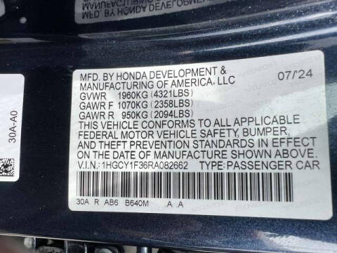 2024 Honda Accord EX