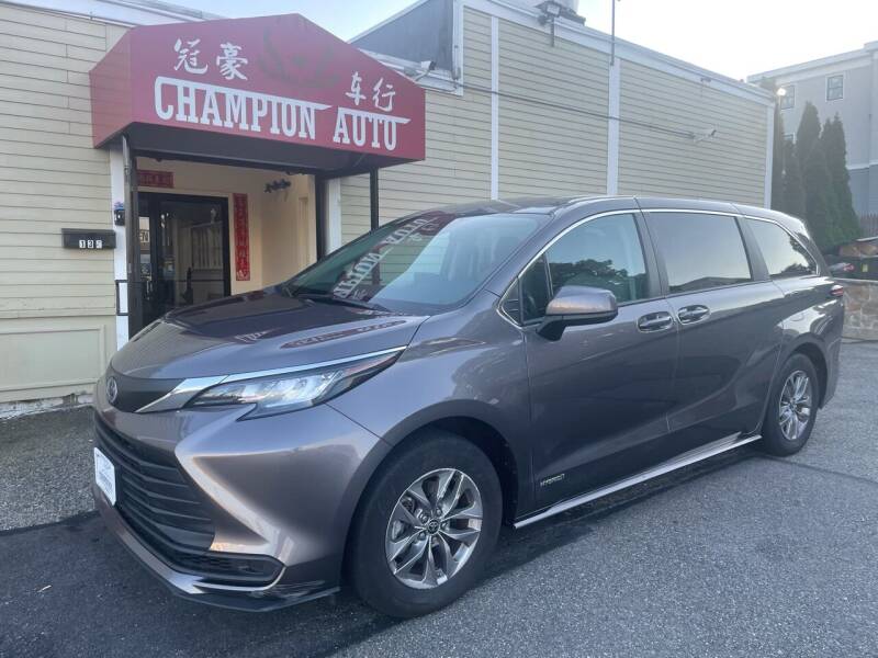 2021 Toyota Sienna for sale at Champion Auto LLC in Quincy MA
